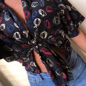 Vintage Notations scribble top.